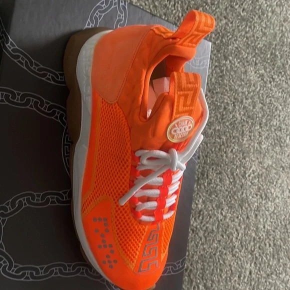 100% Authentic Men’s Versace Orange Cross Chainer ‼️ - Picture 5 of 5